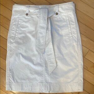TOMMY HILFIGER Short Cotton  White Skirt Size 4